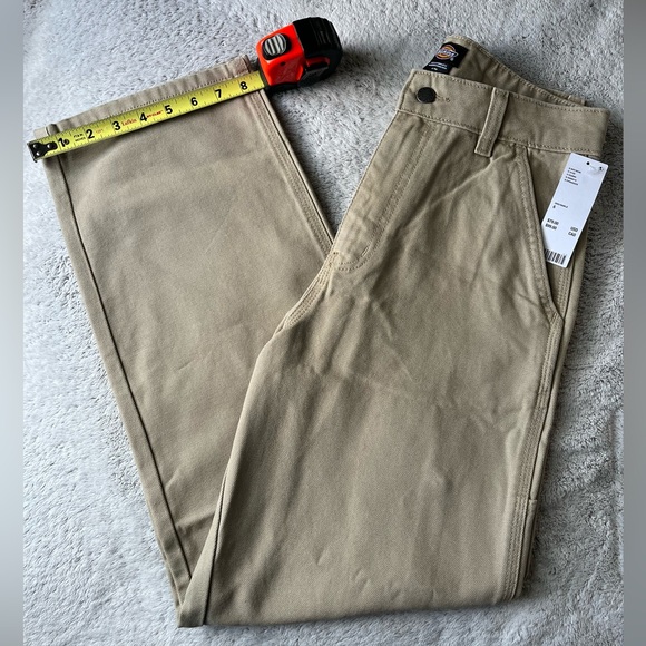 NEW Dickies Carpenter Pants, low-rise, baggy wide-leg silhouette. 100% COTTON - Picture 7 of 16